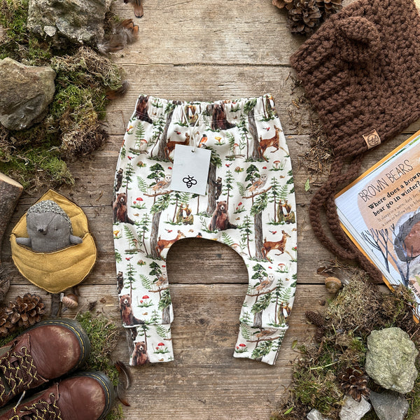 Woodland Bear Harem Leggings