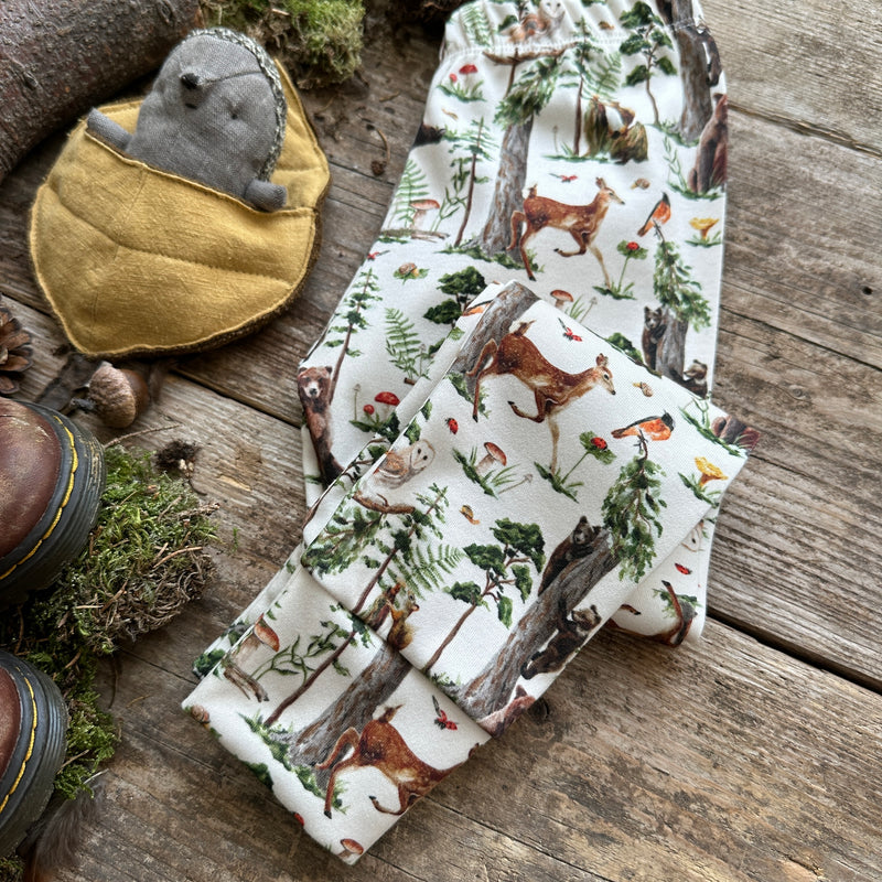 Woodland Bear Slim Fit Leggings