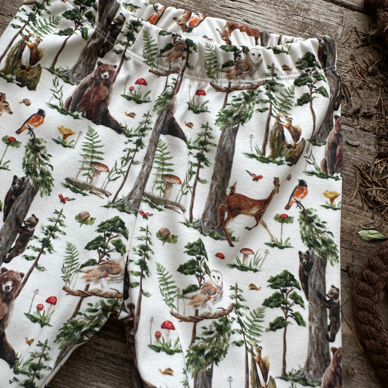 Woodland Bear Slim Fit Leggings
