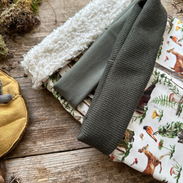 Woodland Bear Printed Snood