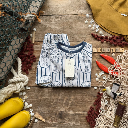 You're My Lobster (Blue) Short Set