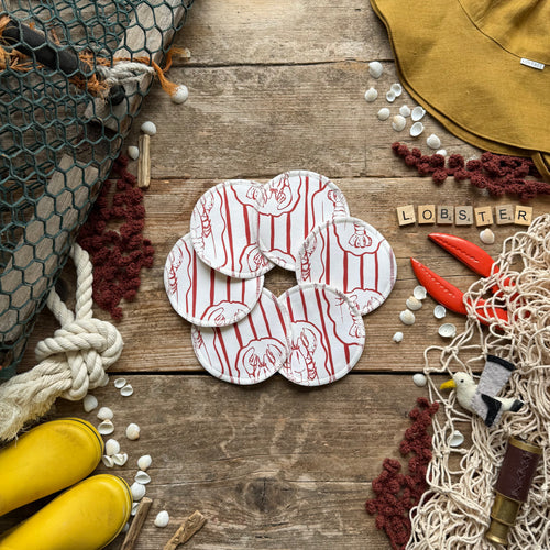 You're My Lobster (Red) Breast Pads
