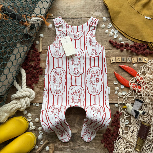 You're My Lobster (Red) Footed Romper