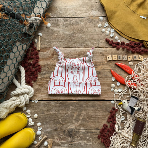 You're My Lobster (Red) Knotted Hats