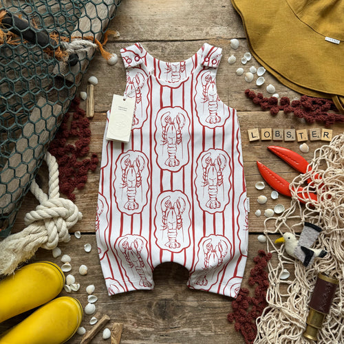 You're My Lobster (Red) Short Romper