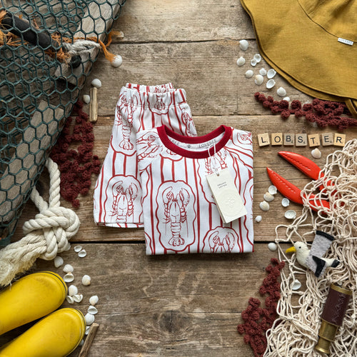 You're My Lobster (Red) Short Set