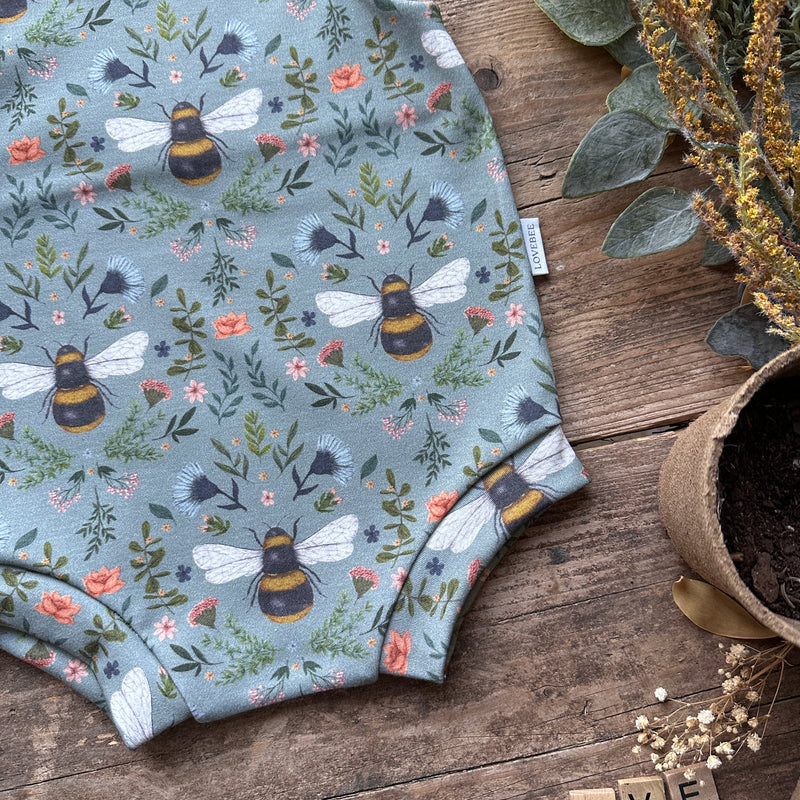 Forest Bee and Botanicals Bloomer Romper