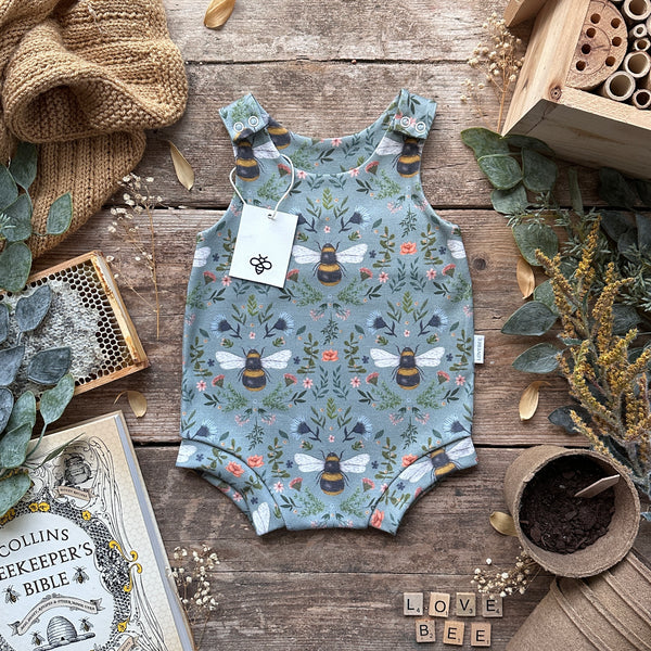 Forest Bee and Botanicals Bloomer Romper | Ready To Post