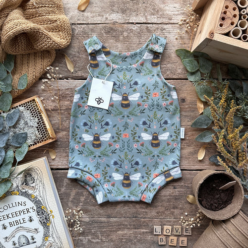 Forest Bee and Botanicals Bloomer Romper