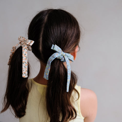 Floral Bow Scrunchies