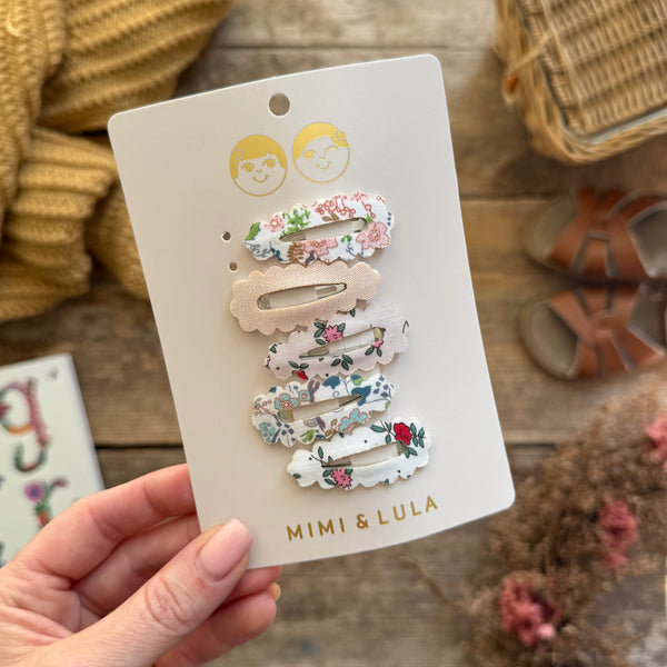 Scalloped Floral Mini Clic Clacs