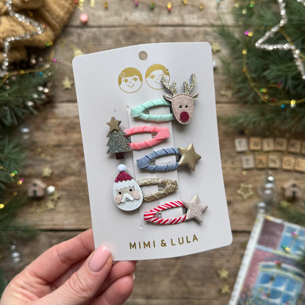 Santa & Rudolf Mini Clips