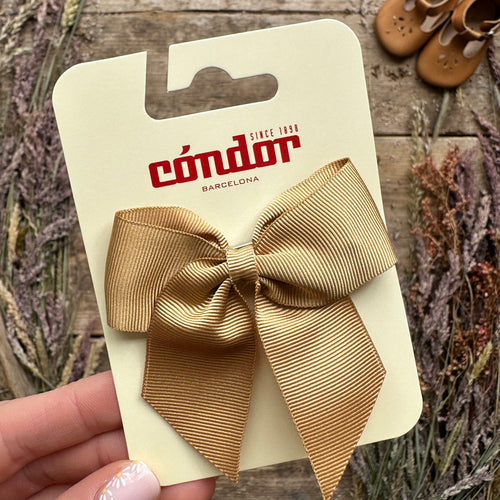 Grosgrain Hair Bow | Mustard