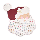 Santa Stick On Earrings
