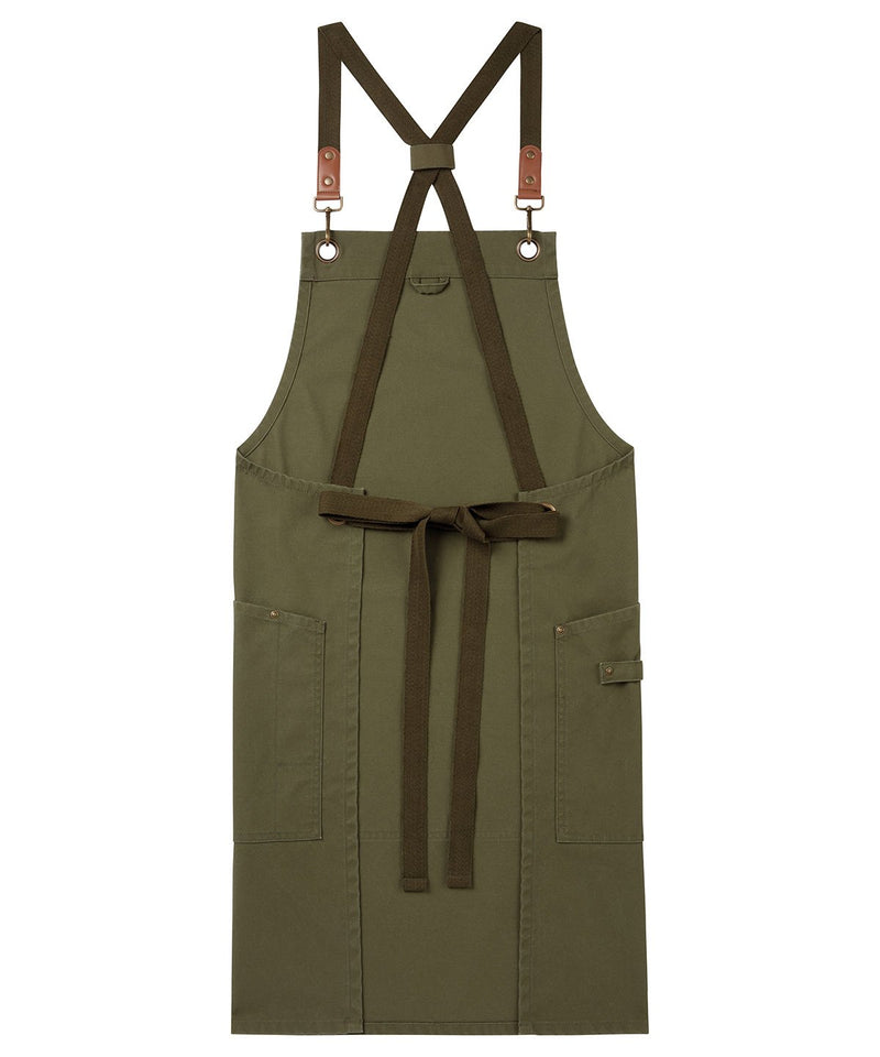 Santa Face Adult Clip ‘n’ Clasp Cross-Back Apron