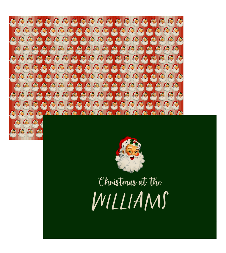 Santa Stripe Childrens Quilt