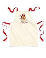 Santa Face Fairtrade Cotton Junior Craft Apron