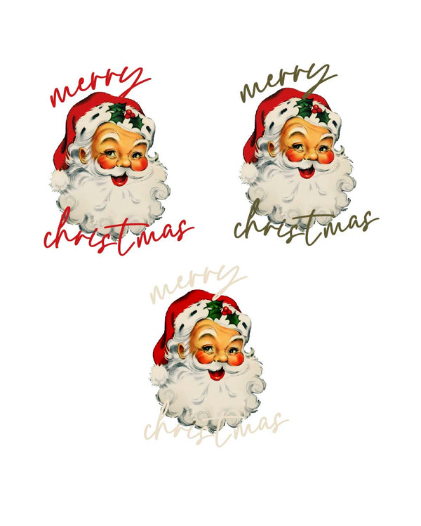 Santa Face Fairtrade Cotton Junior Craft Apron