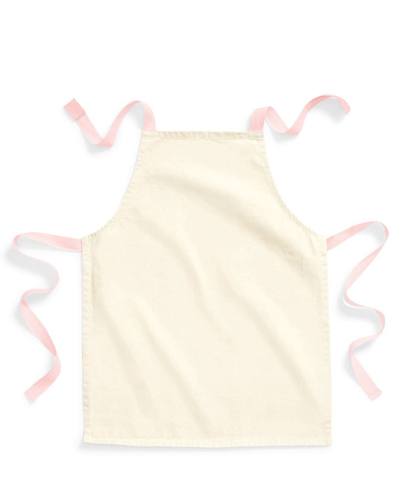 Santa Face Fairtrade Cotton Junior Craft Apron