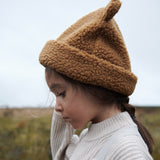 Bibi Pile Beanie With Ears | Golden