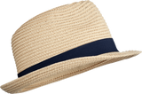 Doro Fedora Hat | Natural-Navy