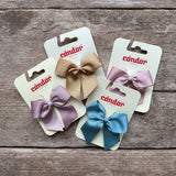Grosgrain Hair Bow | Pale Pink