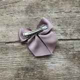 Grosgrain Hair Bow | Pale Pink