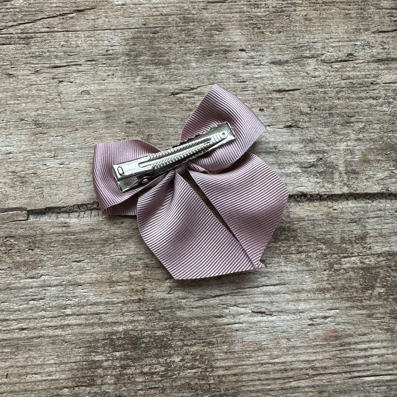 Grosgrain Hair Bow | Pale Pink