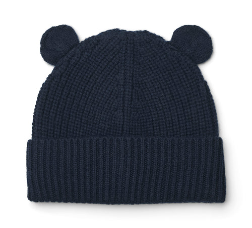 Miller Beanie With Ears | Midnight Navy