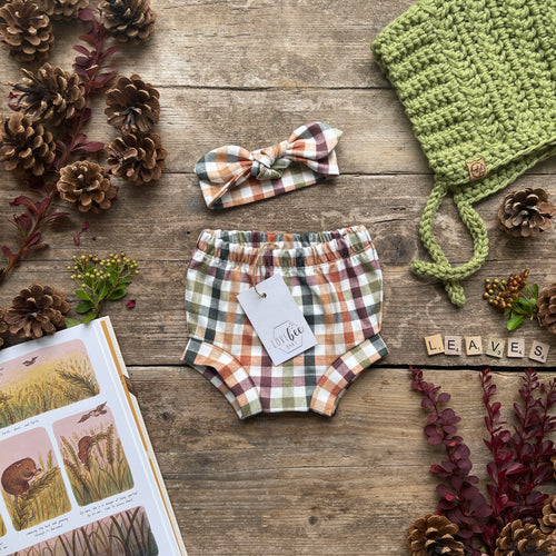 Autumn Check Bloomers