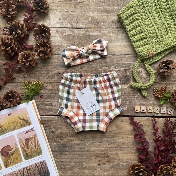 Autumn Check Bloomers
