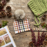 Autumn Check Bobble Hat
