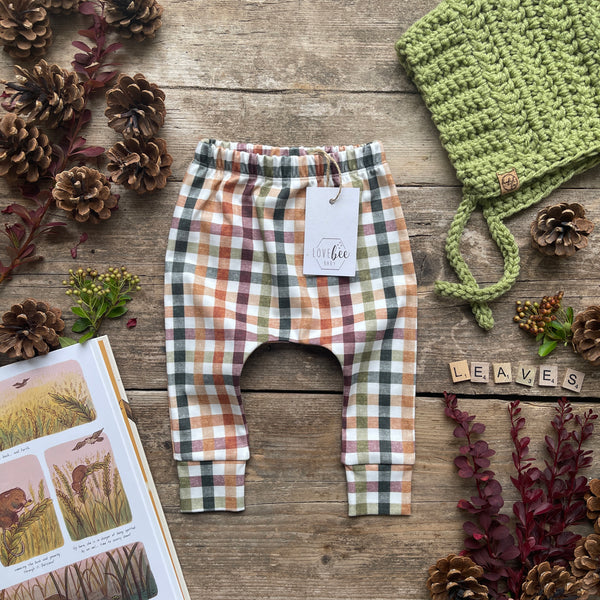 Autumn Check Harem Leggings