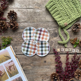Autumn Check Reusable Breast Pads