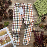 Autumn Check Slim Fit Leggings