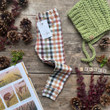 Autumn Check Slim Fit Leggings