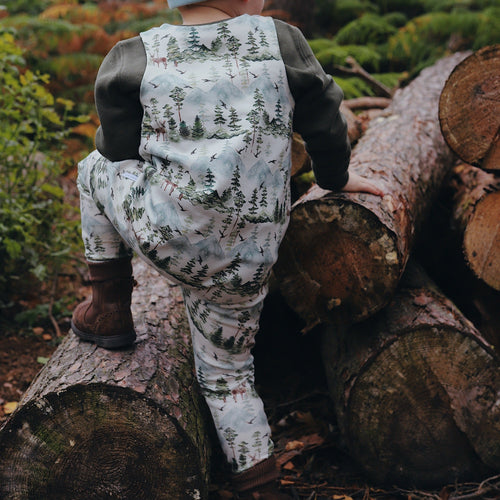Stag Mountain Long Romper