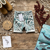 Whale Waves Slim Rolled Shorts