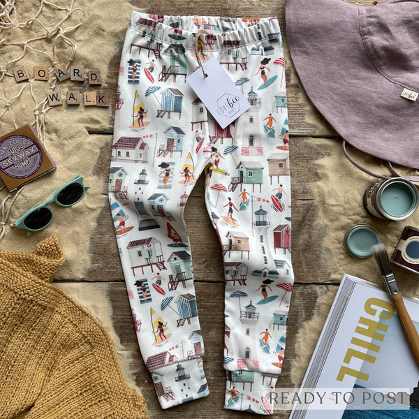 Beach Huts Slim Fit Leggings | Ready To Post