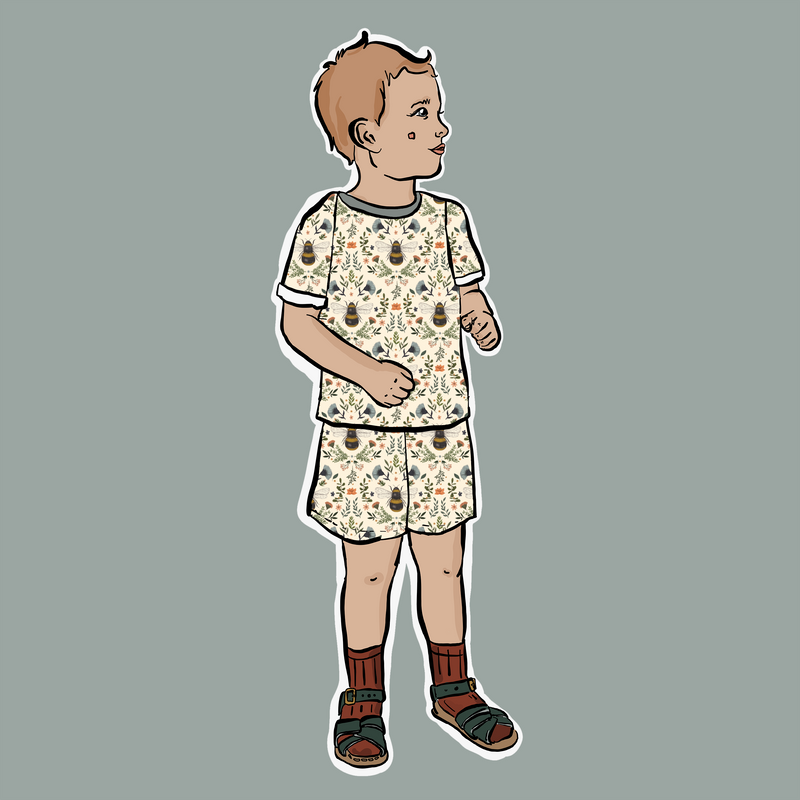 Bee and Botanicals Short BeeJamas