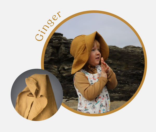 Ginger wide brim Sun hat