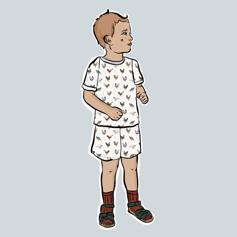 Hens BeeJamas - Summer Short