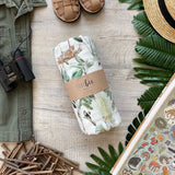 Lovebeeclub Rainforest Swaddle Blanket Organic Child Baby Clothing