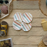 Lovebeeclub Summer Stripe Boobee Pads Organic Child Baby Clothing