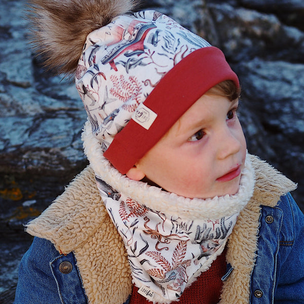 Lovebeeclub Ocean Life Snood Organic Child Baby Clothing