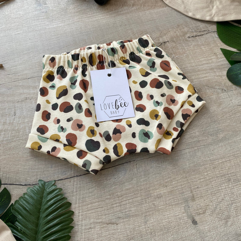 Leopard Cuffed Shorts