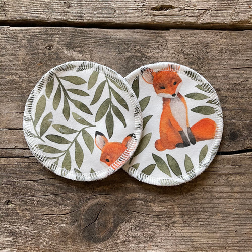 Fox And Leaves Reusable Breast Pads