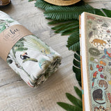 Lovebeeclub Rainforest Swaddle Blanket Organic Child Baby Clothing