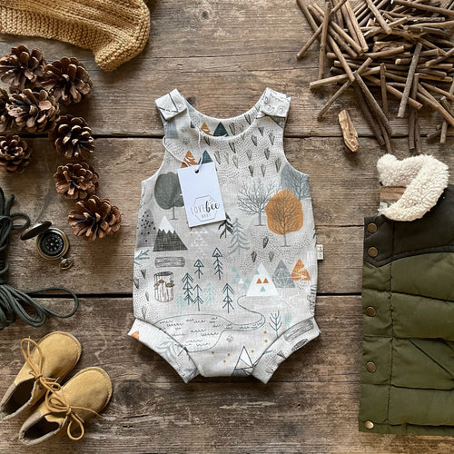 Mountains Bloomer Romper
