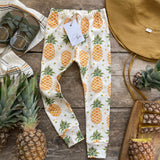 Lovebeeclub Pineapple Slim Fit Leggings Organic Child Baby Clothing